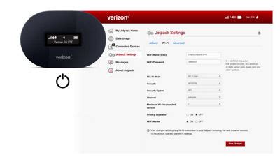 verizon jetpack admin